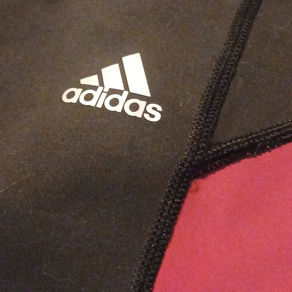 Adidas Black and Red Track Pants S - Picture 2 of 5